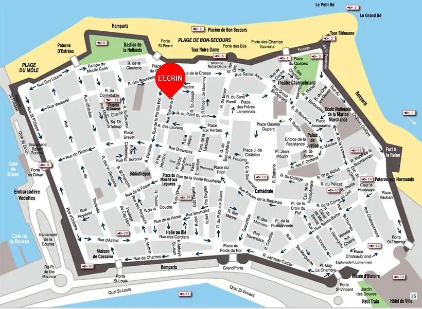 Au Coeur Des Remparts, L'Ecrin Appartement 2 Chambres Pour 2-6 Pers Saint-Malo